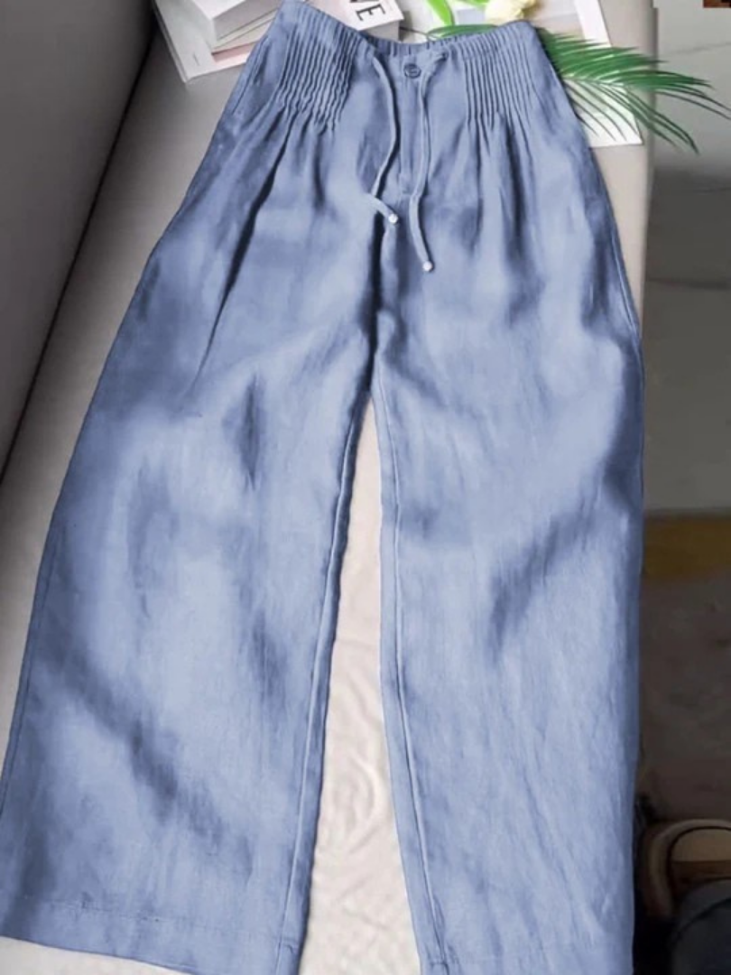 Camelia · Pantaloni in lino e cotone