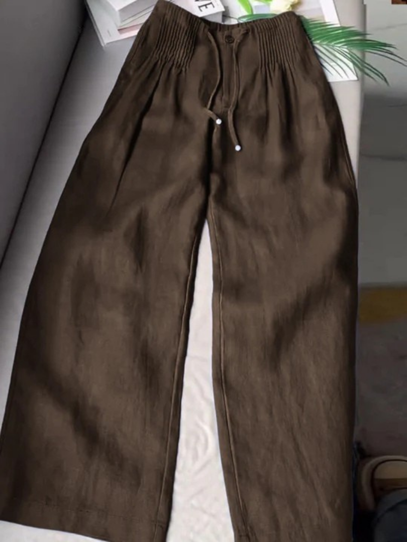 Camelia · Pantaloni in lino e cotone
