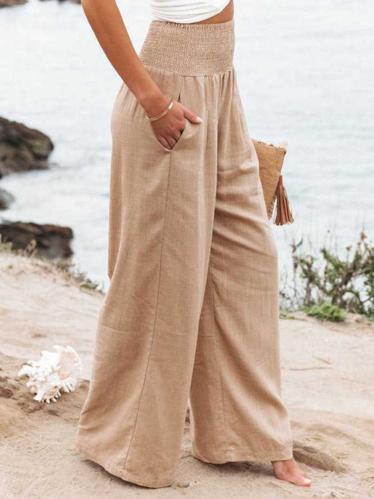 Talia · Pantaloni a gamba larga