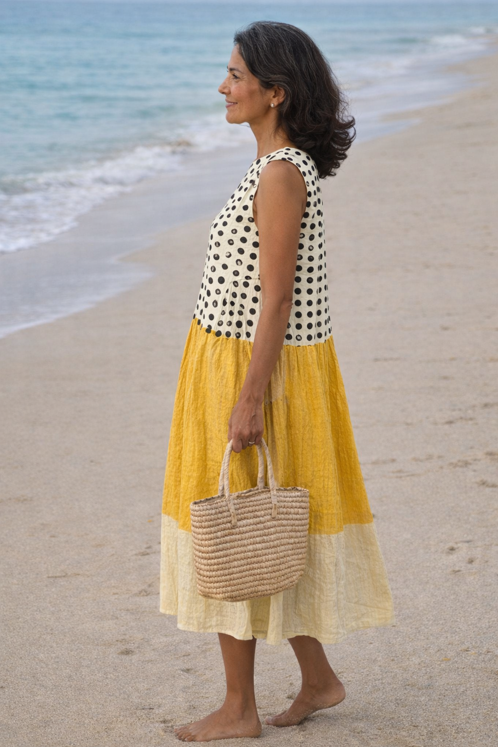 Lia · Abito midi a pois