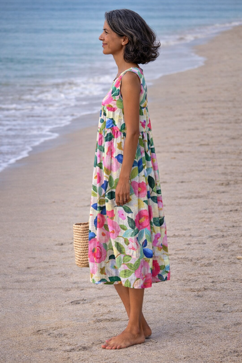 Ava · Abito midi a fiori