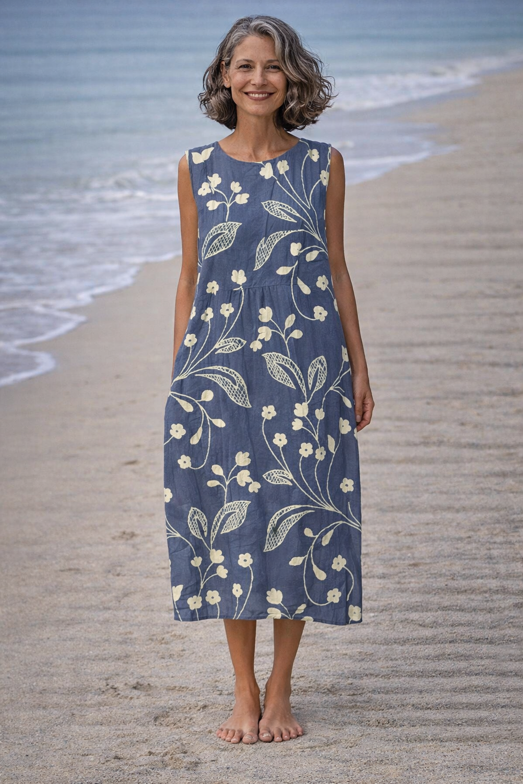 Stella · Abito midi a fiori