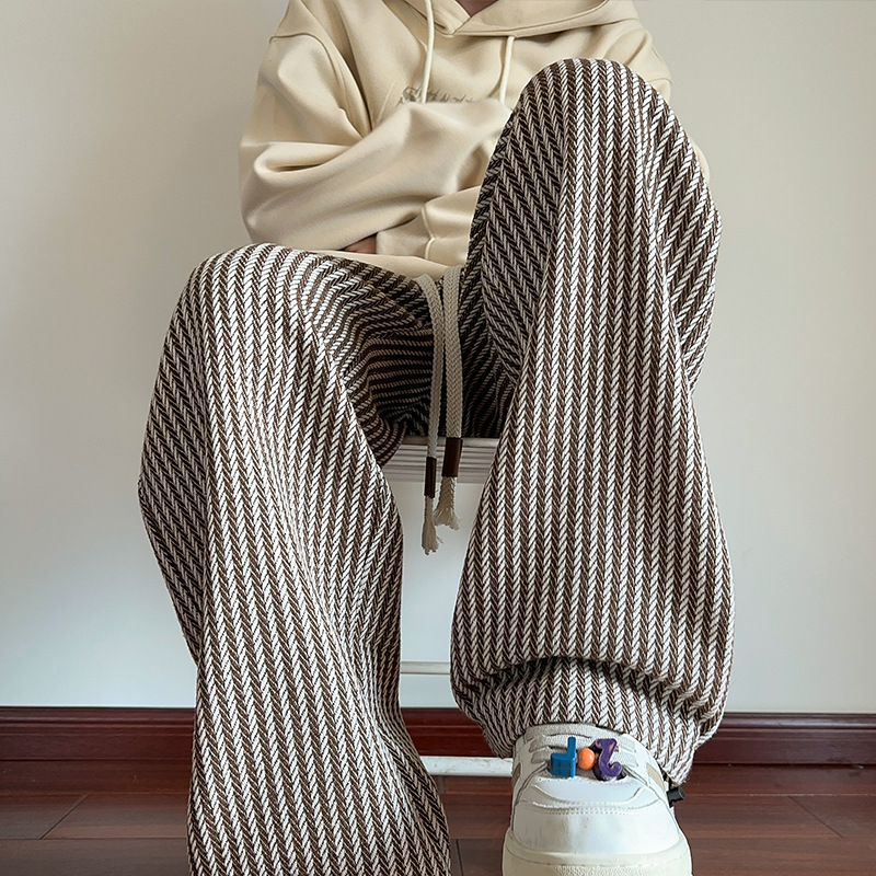 Saveria · Pantaloni in felpa a righe