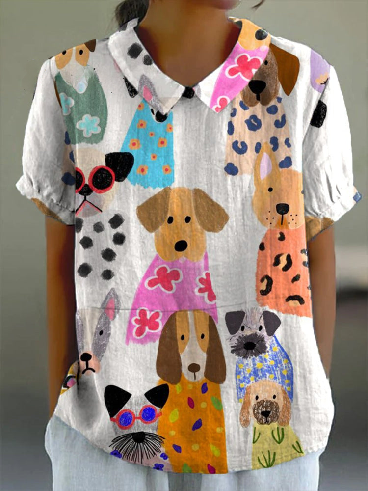 Filippa · Maglia stampa cani