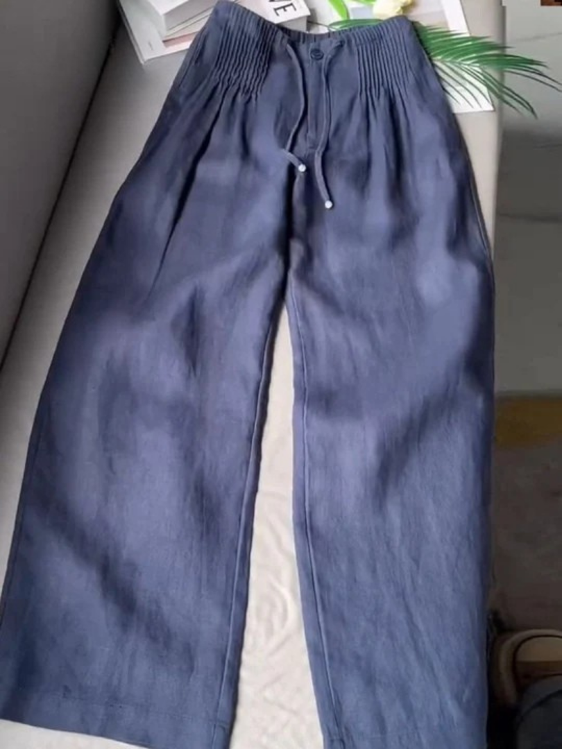 Camelia · Pantaloni in lino e cotone