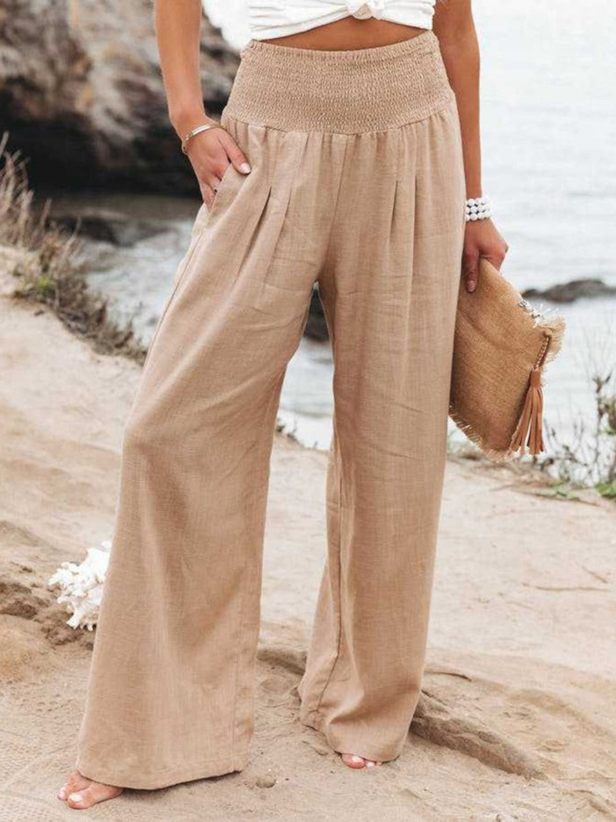 Talia · Pantaloni a gamba larga