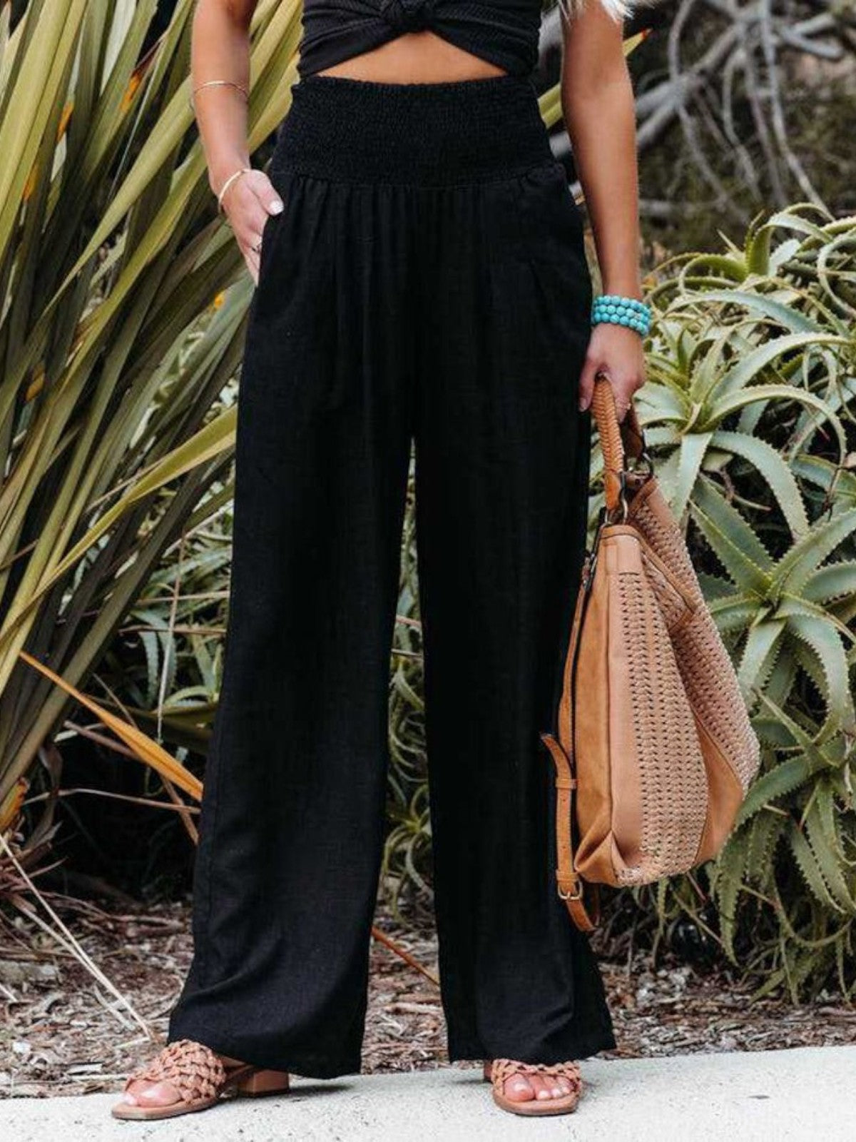 Talia · Pantaloni a gamba larga