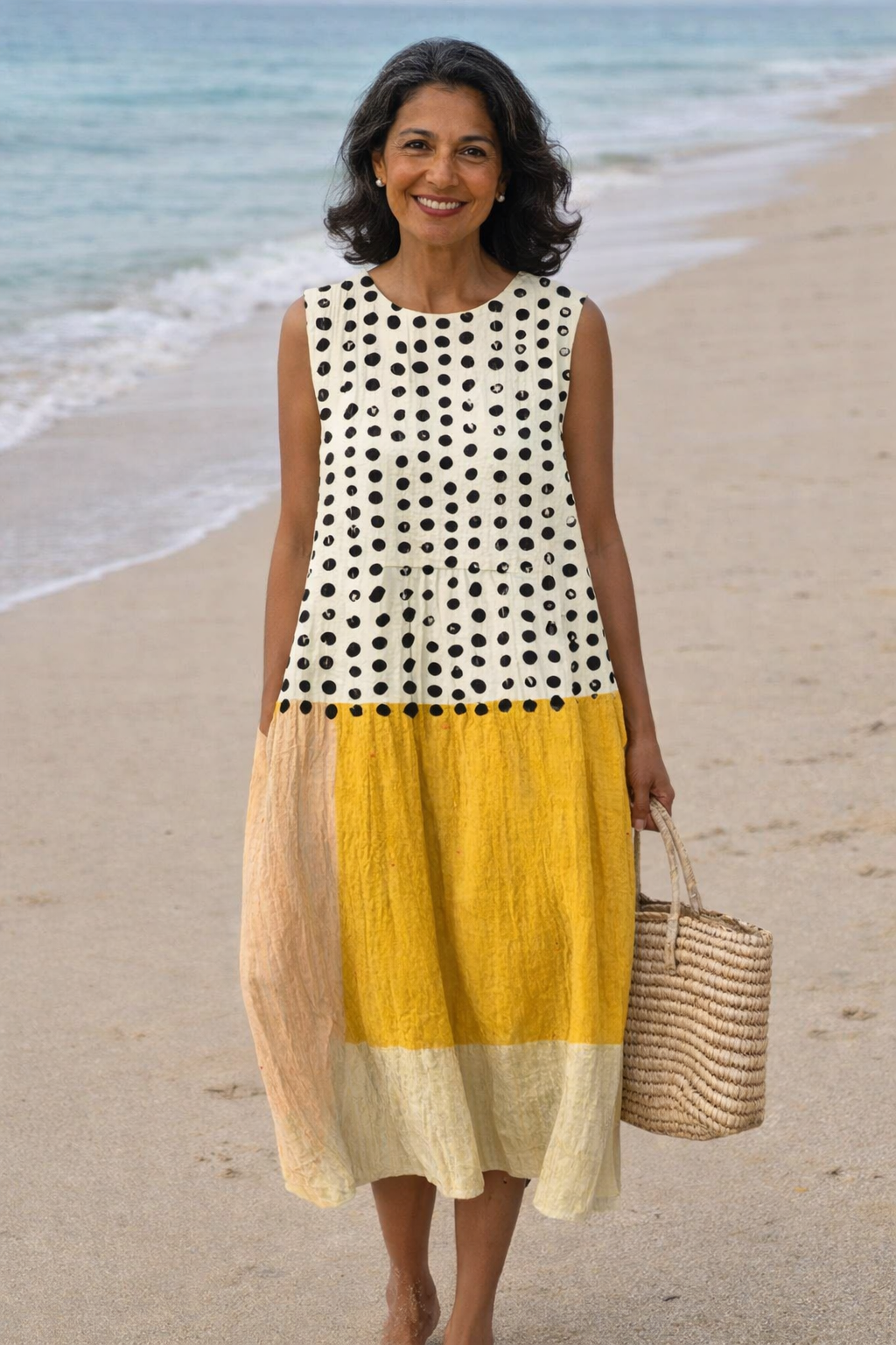 Lia · Abito midi a pois
