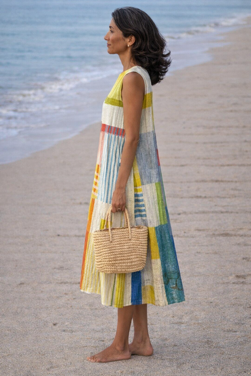 Eva · Abito midi geometrico