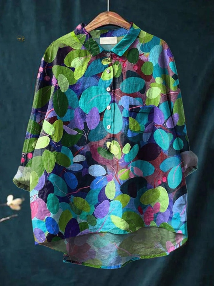 Beatrice · Camicia in lino fantasia