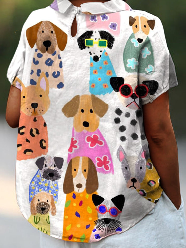 Filippa · Maglia stampa cani