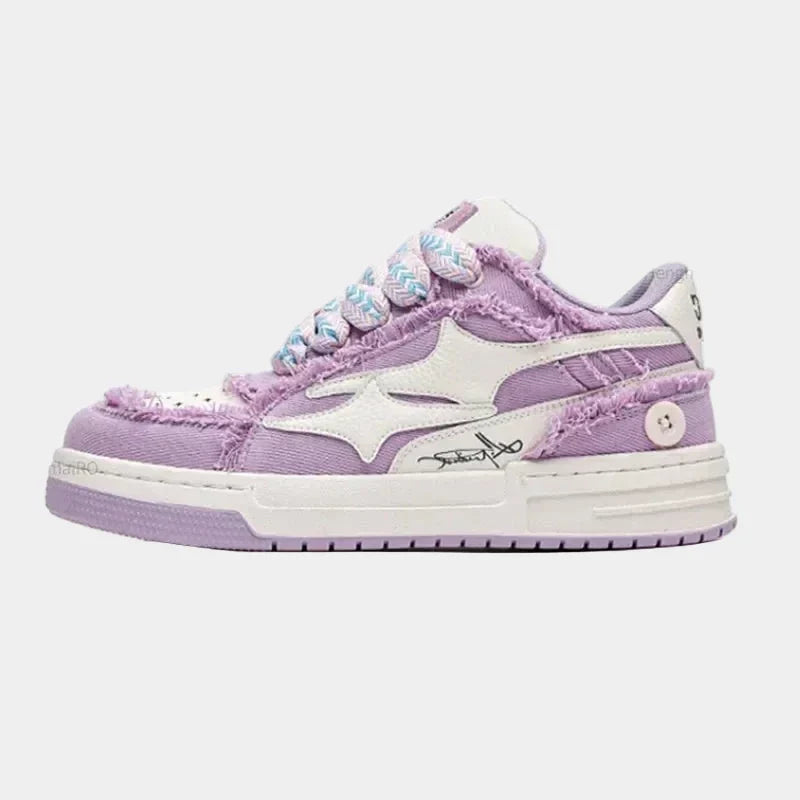 Fur sneakers
